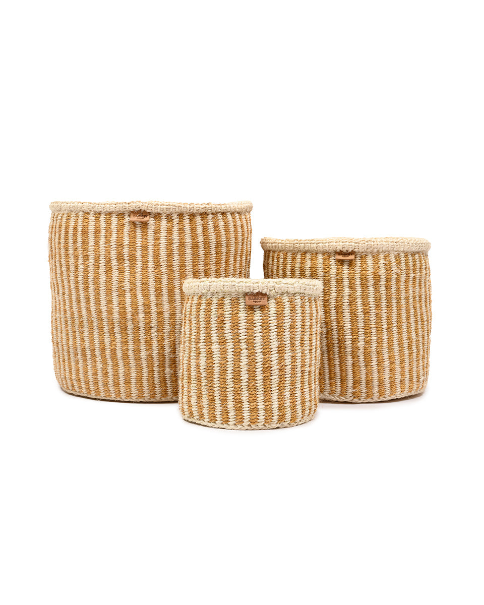 Handwoven Sisal Storage Baskets – Set of 4